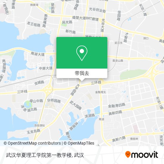 武汉华夏理工学院第一教学楼地图