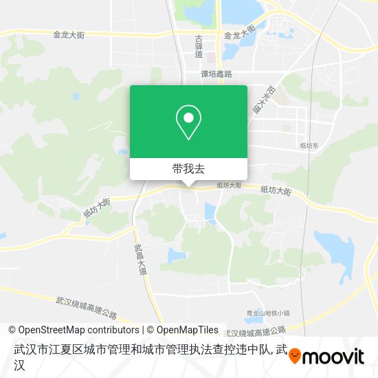 武汉市江夏区城市管理和城市管理执法查控违中队地图