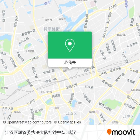 江汉区城管委执法大队控违中队地图