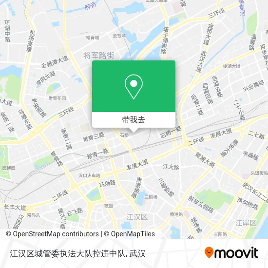 江汉区城管委执法大队控违中队地图