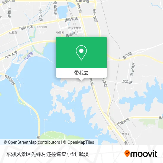 东湖风景区先锋村违控巡查小组地图