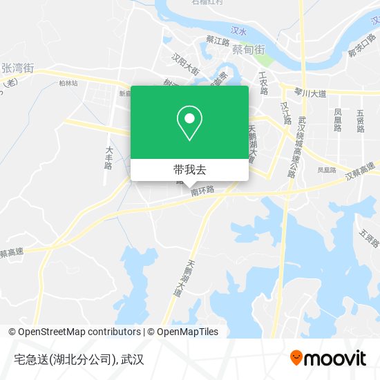 宅急送(湖北分公司)地图