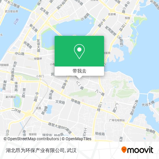 湖北昂为环保产业有限公司地图