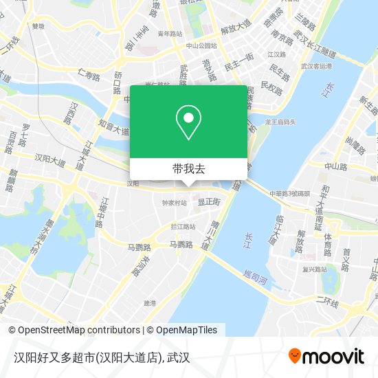 汉阳好又多超市(汉阳大道店)地图