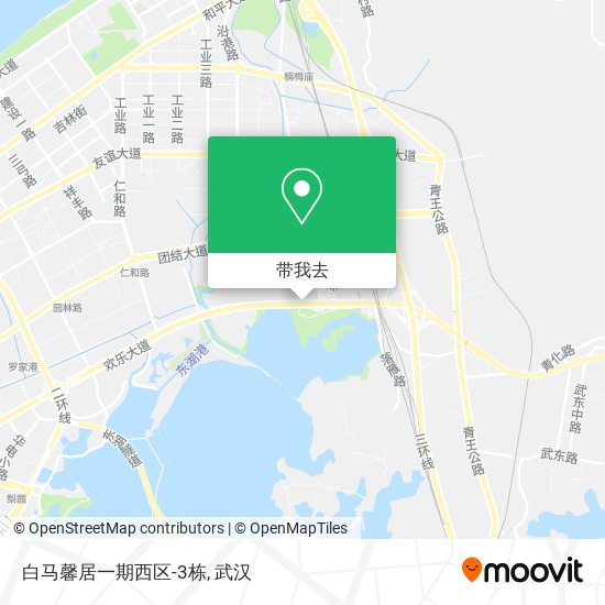 白马馨居一期西区-3栋地图