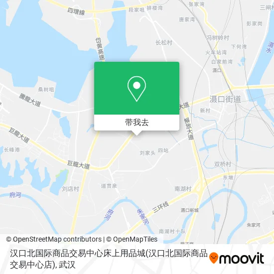 汉口北国际商品交易中心床上用品城(汉口北国际商品交易中心店)地图