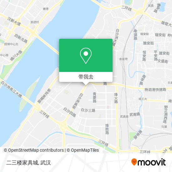 二三楼家具城地图