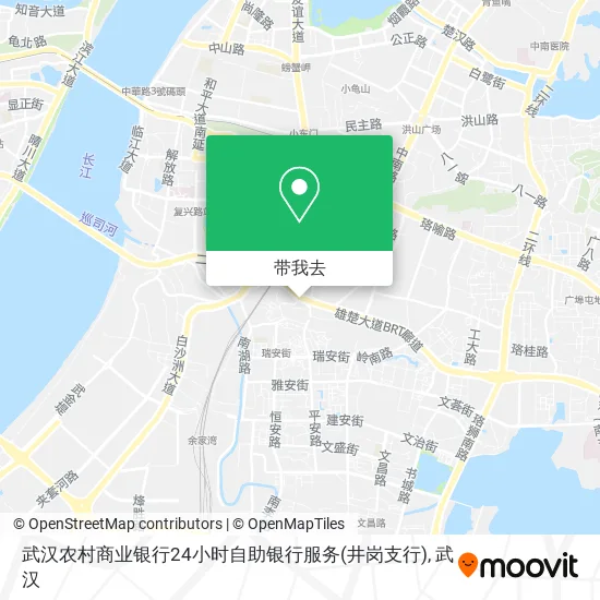 武汉农村商业银行24小时自助银行服务(井岗支行)地图