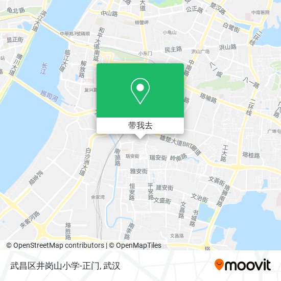 武昌区井岗山小学-正门地图