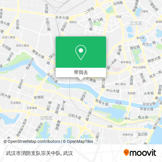 武汉市消防支队宗关中队地图