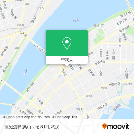 皇冠蛋糕(奥山世纪城店)地图