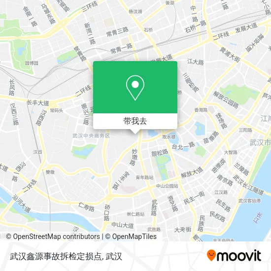 武汉鑫源事故拆检定损点地图