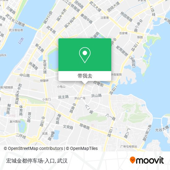 宏城金都停车场-入口地图