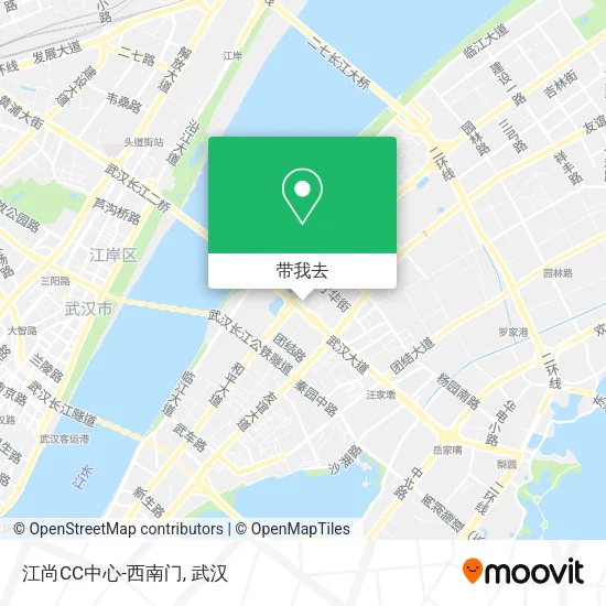 江尚CC中心-西南门地图
