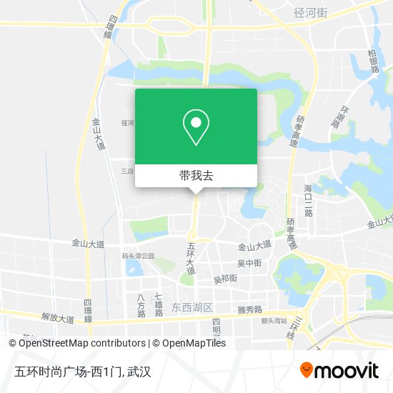 五环时尚广场-西1门地图