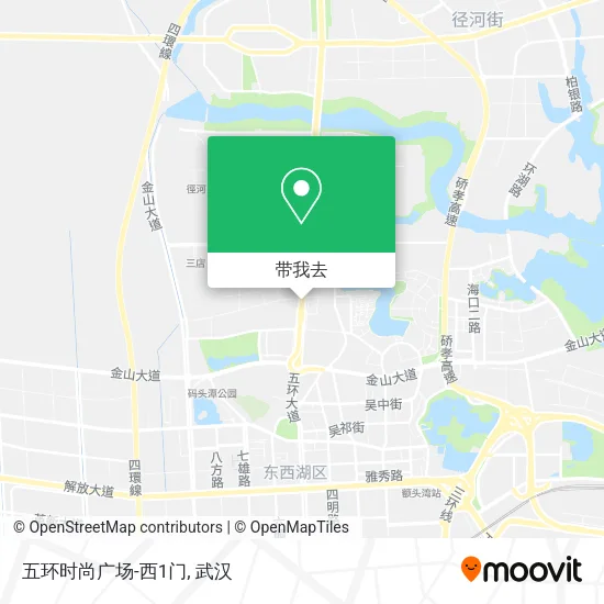 五环时尚广场-西1门地图