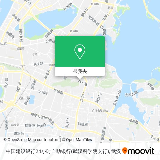 中国建设银行24小时自助银行(武汉科学院支行)地图