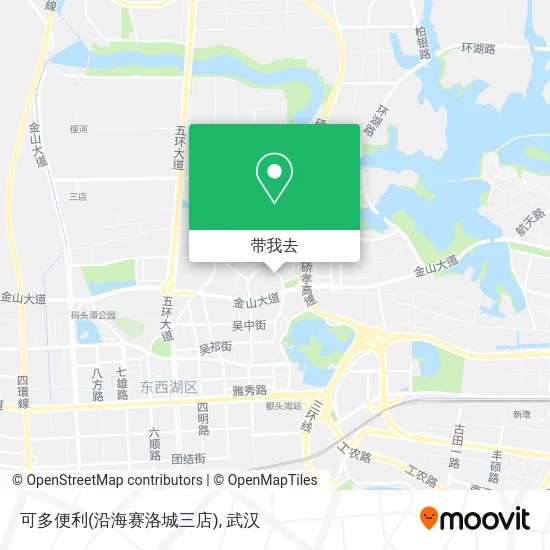 可多便利(沿海赛洛城三店)地图