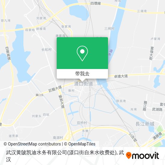 武汉黄陂凯迪水务有限公司(滠口街自来水收费处)地图