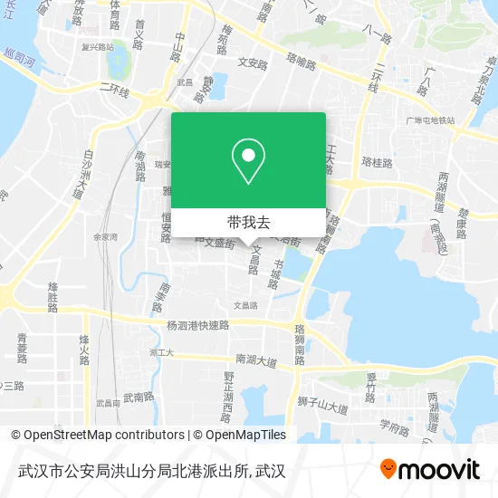 武汉市公安局洪山分局北港派出所地图