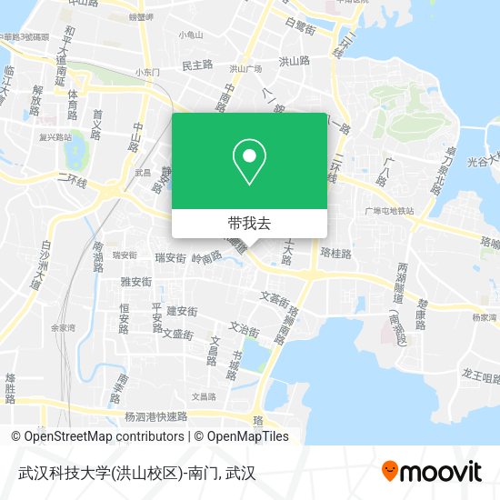 武汉科技大学(洪山校区)-南门地图
