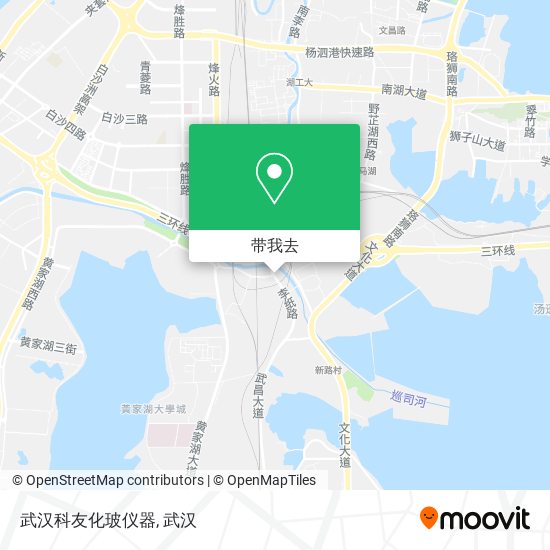 武汉科友化玻仪器地图