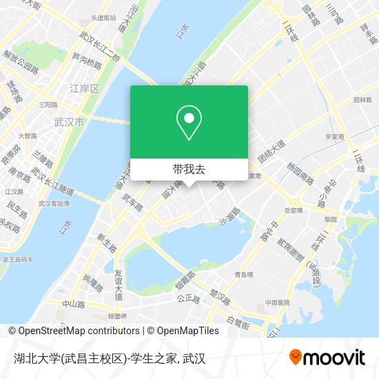 湖北大学(武昌主校区)-学生之家地图