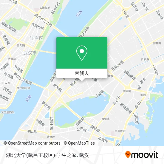 湖北大学(武昌主校区)-学生之家地图