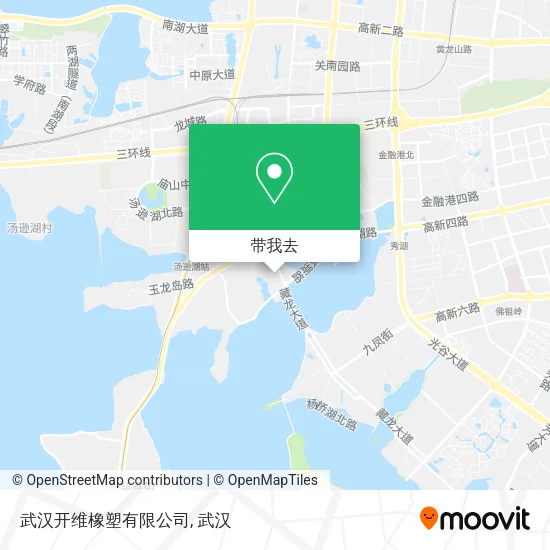 武汉开维橡塑有限公司地图