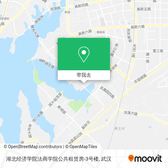 湖北经济学院法商学院公共租赁房-3号楼地图