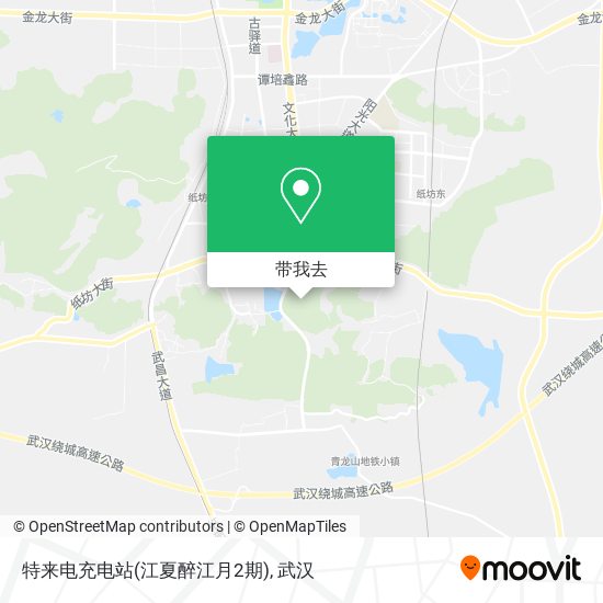 特来电充电站(江夏醉江月2期)地图