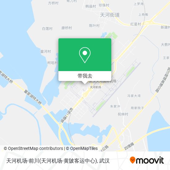 天河机场-前川(天河机场-黄陂客运中心)地图