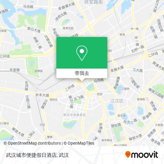 武汉城市便捷假日酒店地图