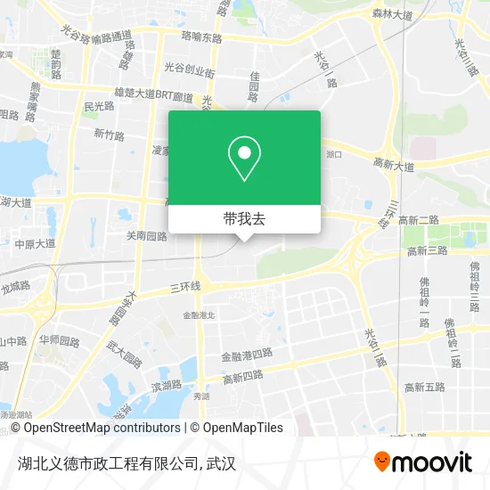 湖北义德市政工程有限公司地图