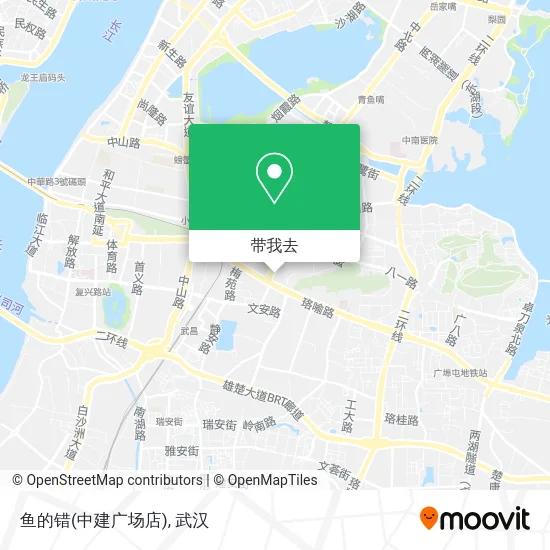 鱼的错(中建广场店)地图