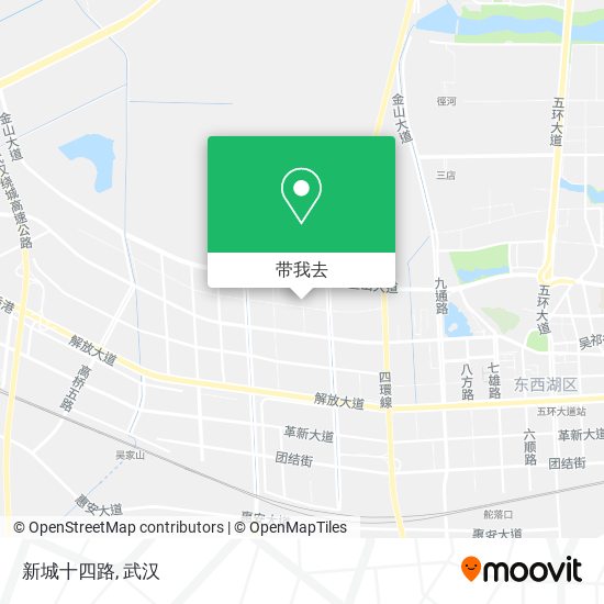 新城十四路地图