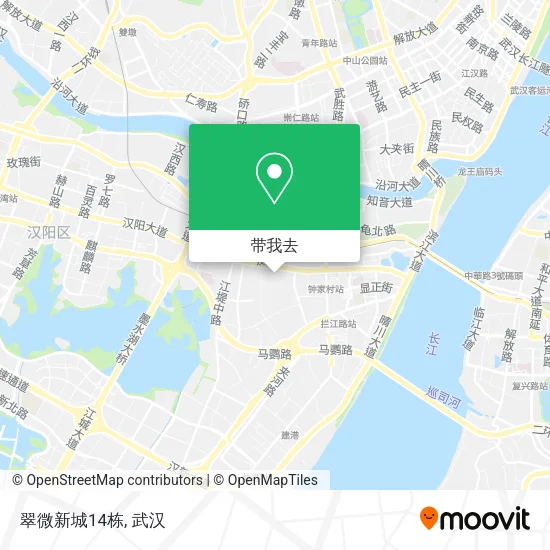 翠微新城14栋地图