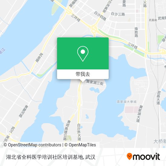 湖北省全科医学培训社区培训基地地图