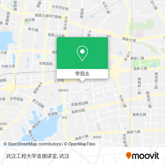 武汉工程大学道德讲堂地图