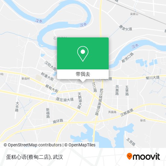 蛋糕心语(蔡甸二店)地图