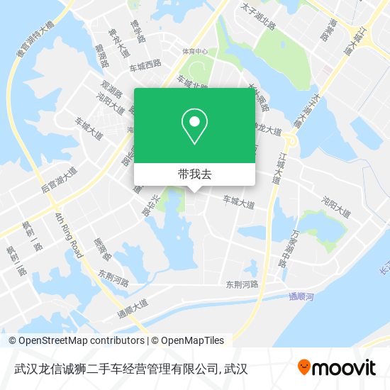 武汉龙信诚狮二手车经营管理有限公司地图