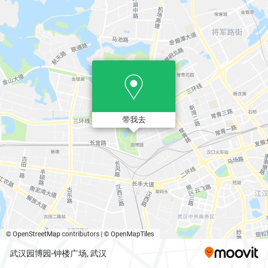武汉园博园-钟楼广场地图