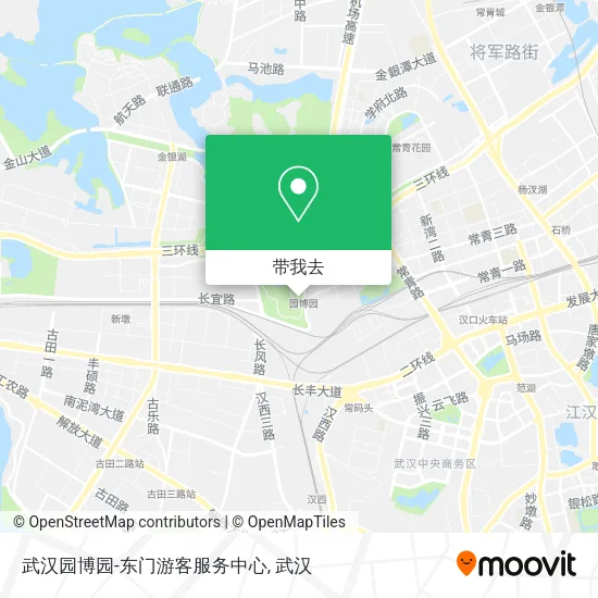 武汉园博园-东门游客服务中心地图