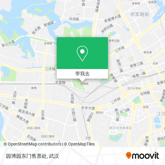 园博园东门售票处地图