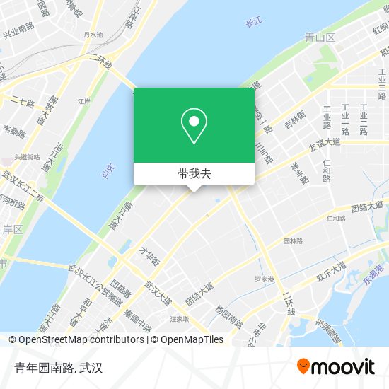 青年园南路地图