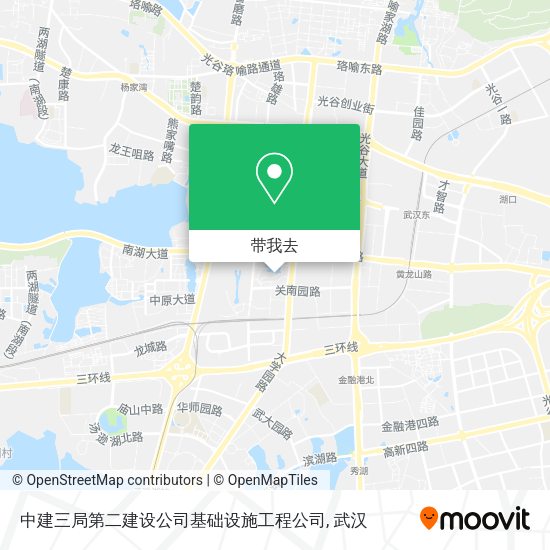 中建三局第二建设公司基础设施工程公司地图