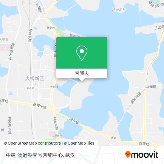 中建·汤逊湖壹号营销中心地图