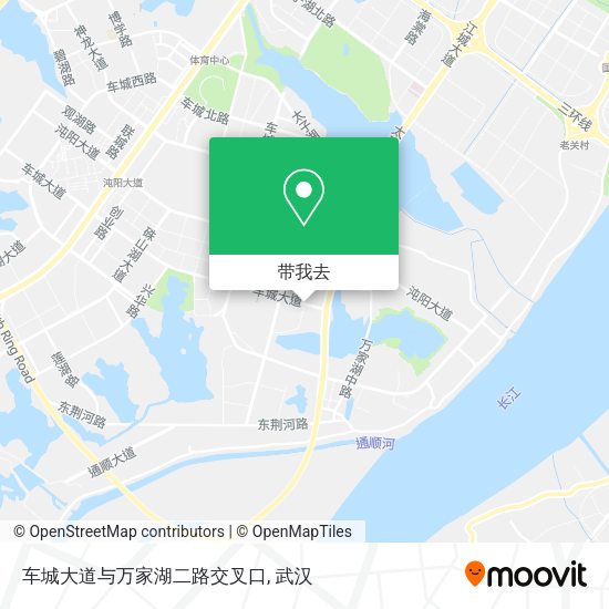 车城大道与万家湖二路交叉口地图