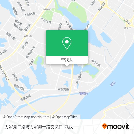 万家湖二路与万家湖一路交叉口地图