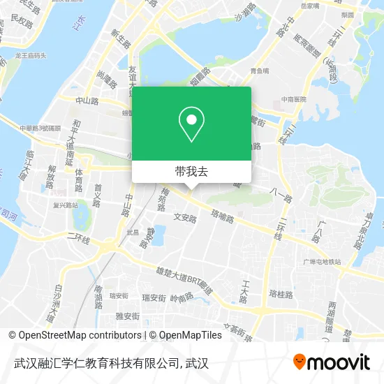 武汉融汇学仁教育科技有限公司地图
